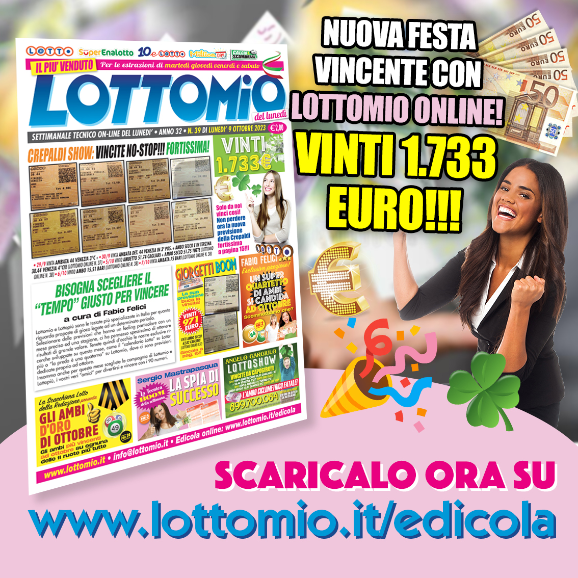 Lottomio N. 39 Disponibile Nella Nostra Edicola Online, Acquista L ...